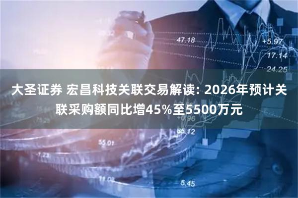 大圣证券 宏昌科技关联交易解读: 2026年预计关联采购额同比增45%至5500万元